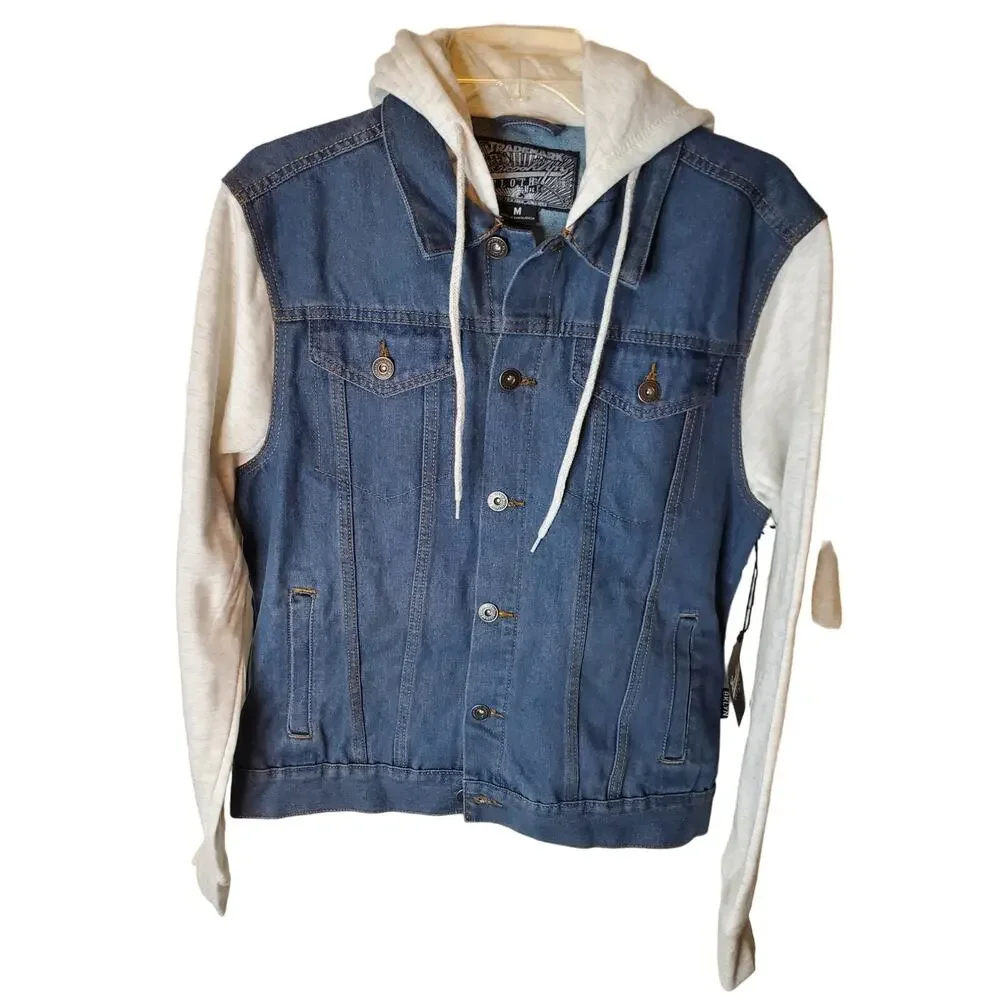 Brooklyn Cloth Denim Hoodie Jacket, NWT, Medium